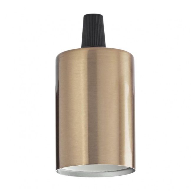 Патрон Ideal Lux Portalampada E27 Liscio Ottone Brunito