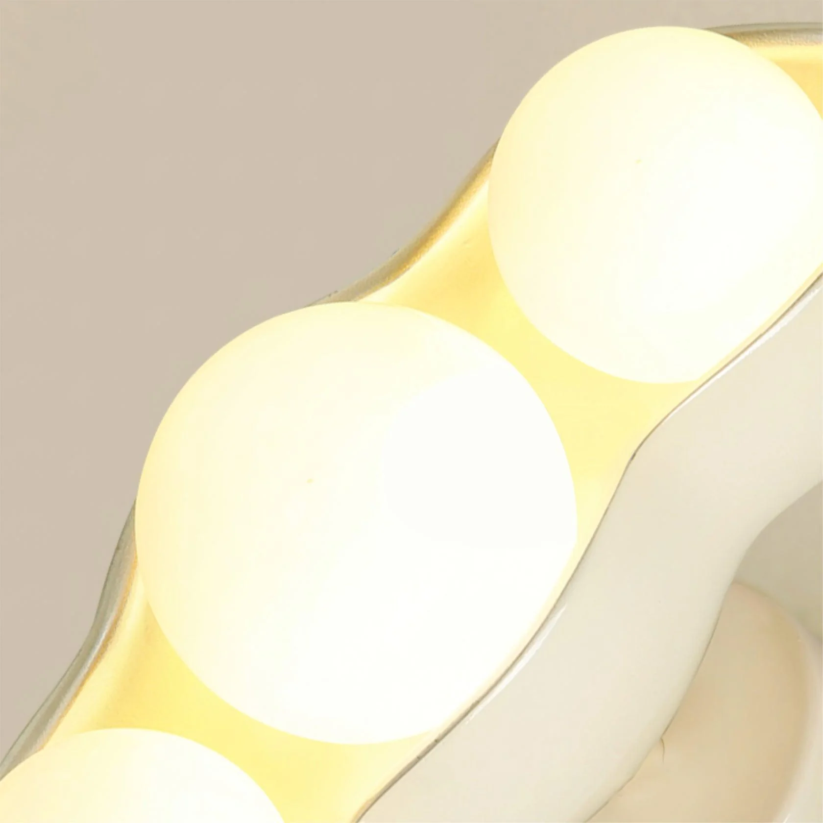 Pea Wall Lamp - Set of 2 / Pink & White