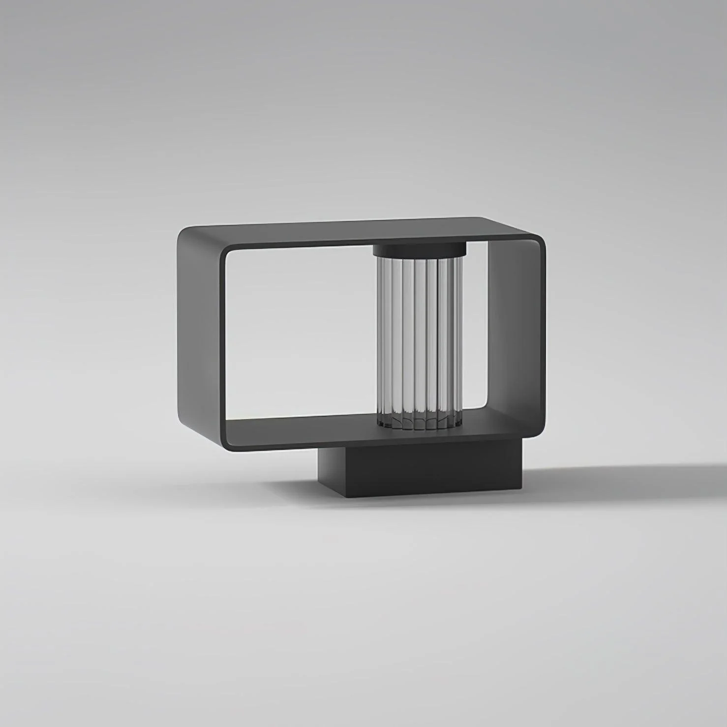 Уличный светильник Frame - модель A, проводная версия, 12см x 10см x 40см, теплый свет