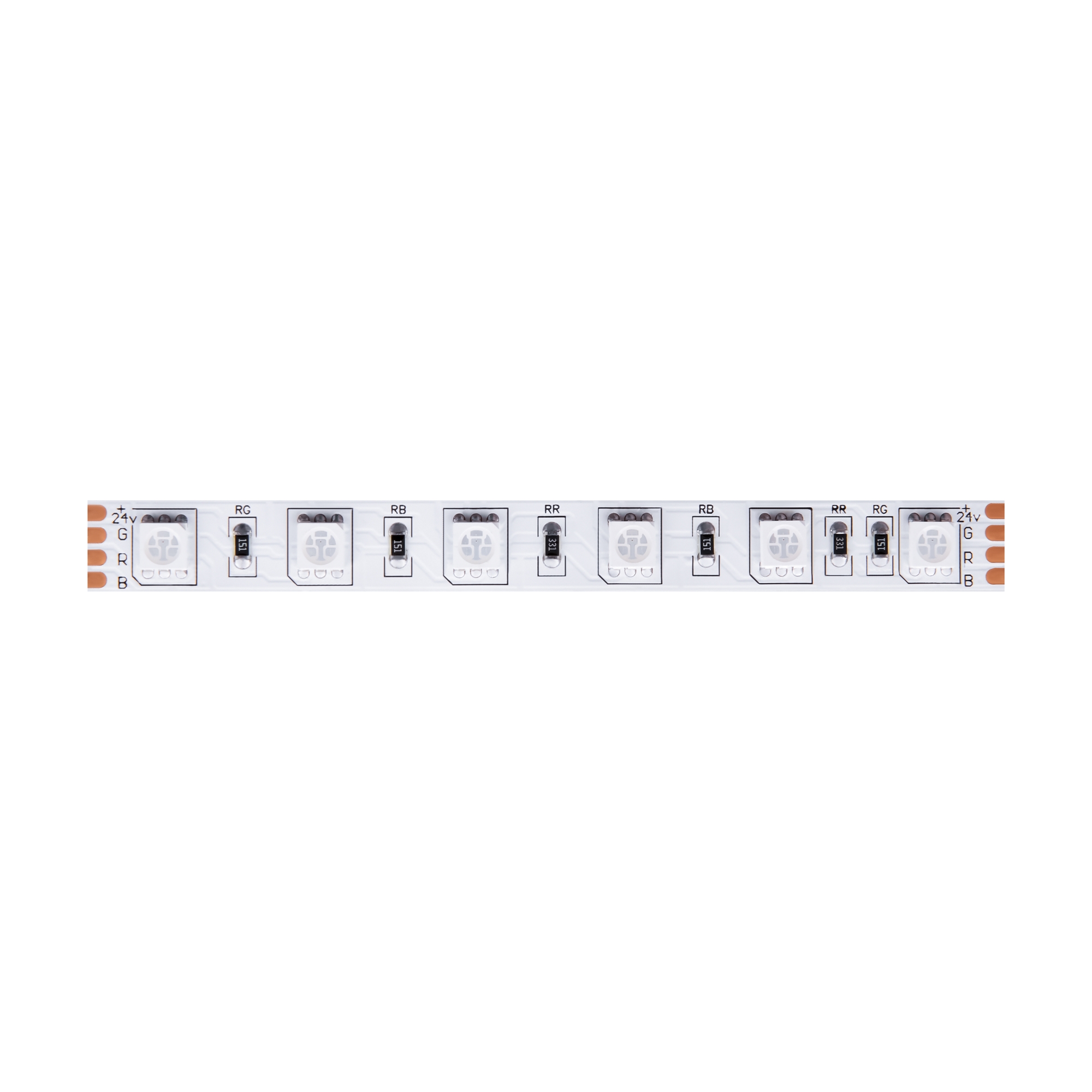 Светодиодная лента Maytoni Светодиодная лента 24V RGB 24V 14,4W IP20 10174