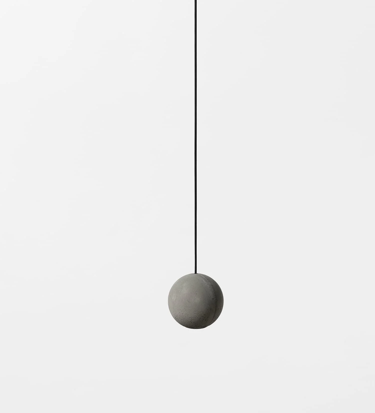 Подвесной светильник Moon Concrete - 2 плафона ∅24см x 150см, серый