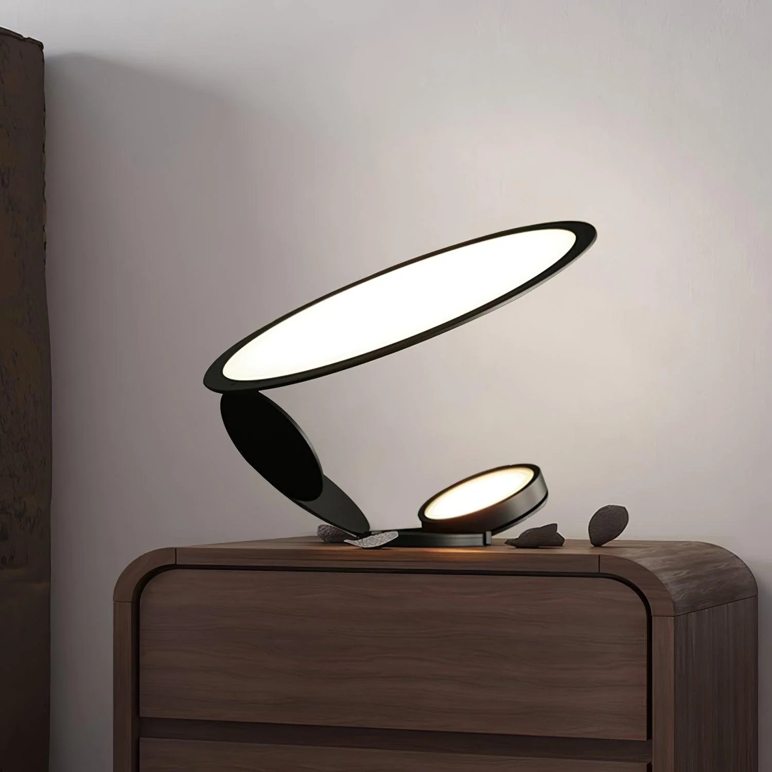 Cut Table Lamp - ∅ 19.7″ x H 11.8″ / Dia 50cm x H 30cm / Cool Light / AU plug
