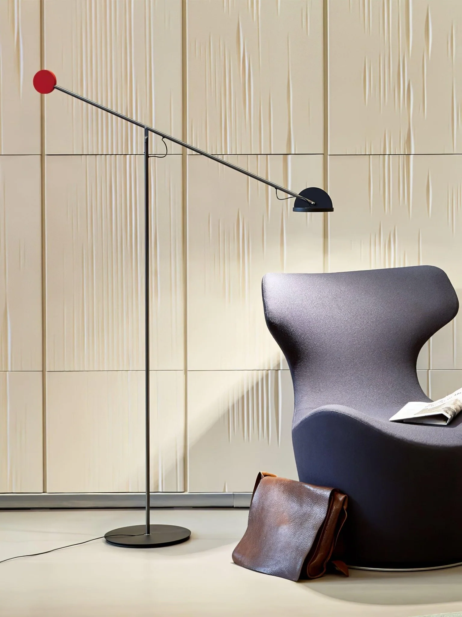 Precision Movement Floor Lamp - W 47.2″ x H 66.9″ / W 120cm x H 170cm / Warm White / AU plug
