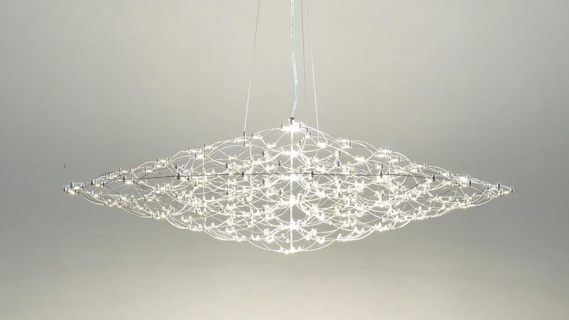 Подвесная люстра Favourite Thinner 4305-12P LED 3000-4500-6000 хром