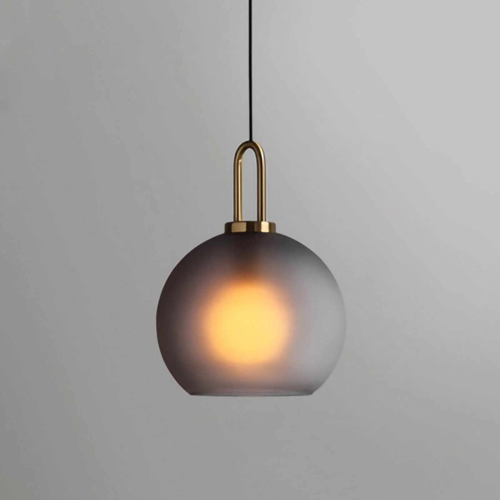 Подвесной светильник Glass Pendant Swag - ∅25см х 34см, прозрачное стекло