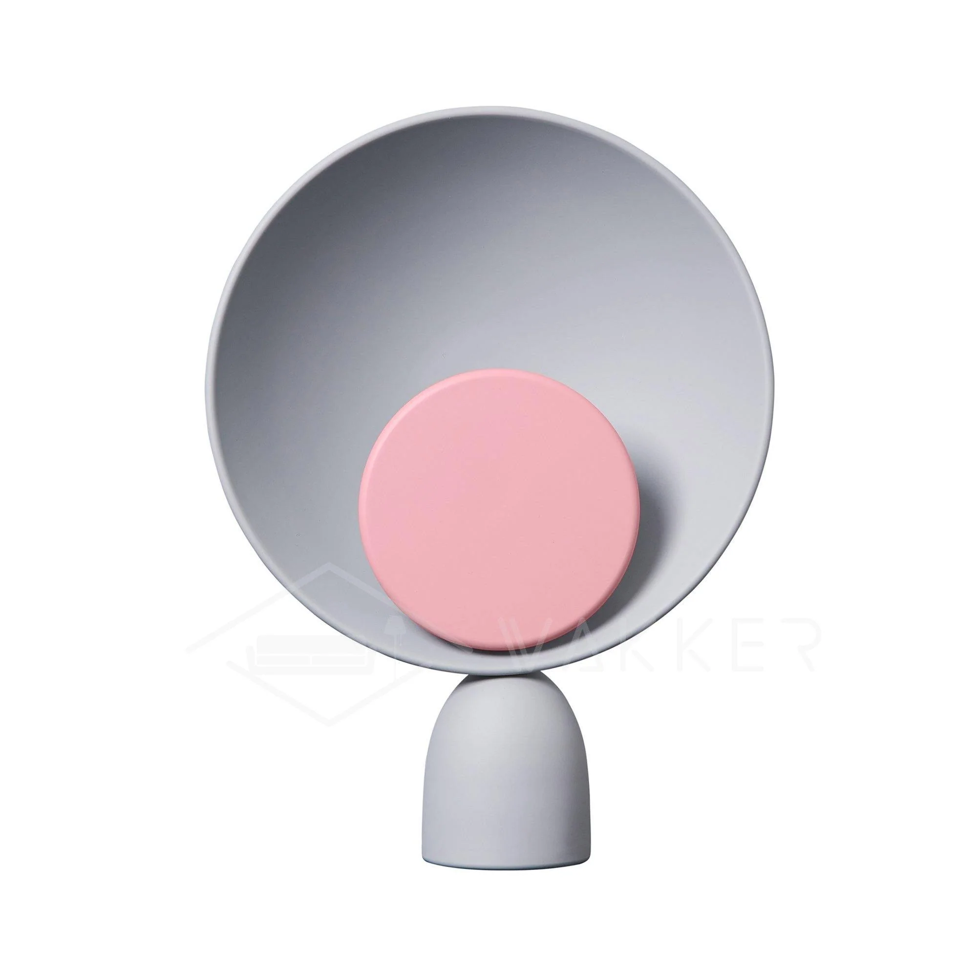 Blooper Table Lamp - ∅ 11″ x H 15″ / Dia 28cm x H 38cm / Gray+Gray / UK plug