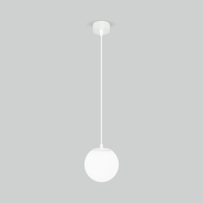 Светильник садово-парковый со стеклянным плафоном Elektrostandard Sfera H 35158/H белый