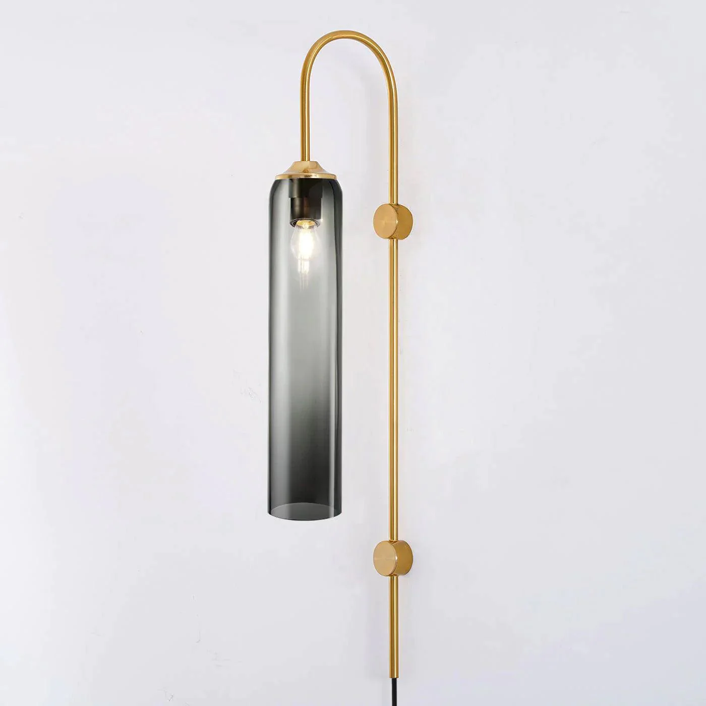 Настенный светильник Modern Glass Plug-In - черный, голубой