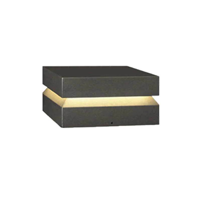 Уличный светильник Square Post Outdoor - модель A, проводная версия, 30см x 30см x 15см, тёплый свет