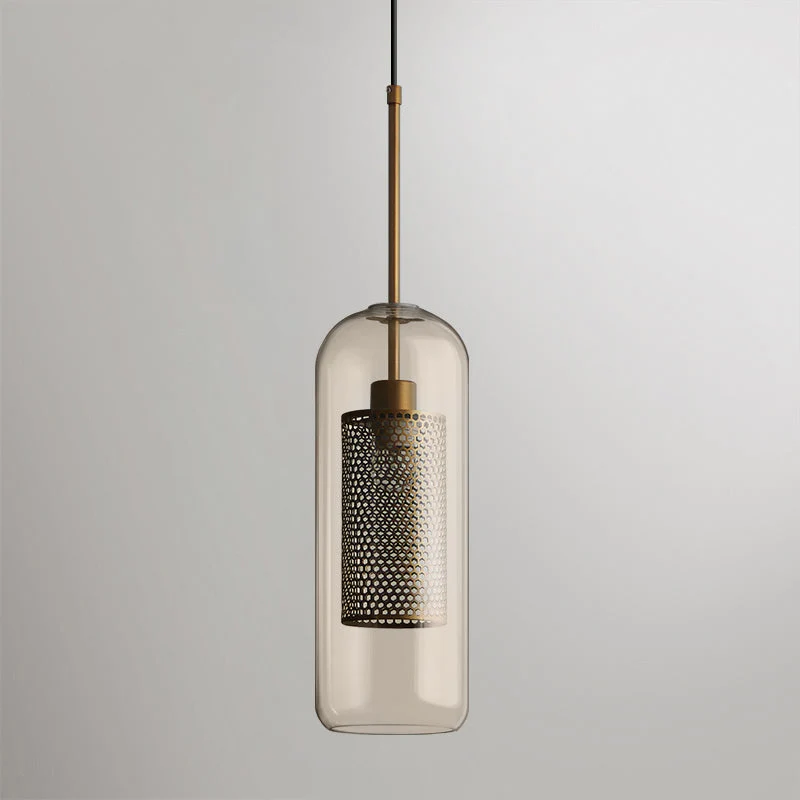 Подвесной светильник Chiswick Glass - груша, ∅25см x 28см, черный, стекло