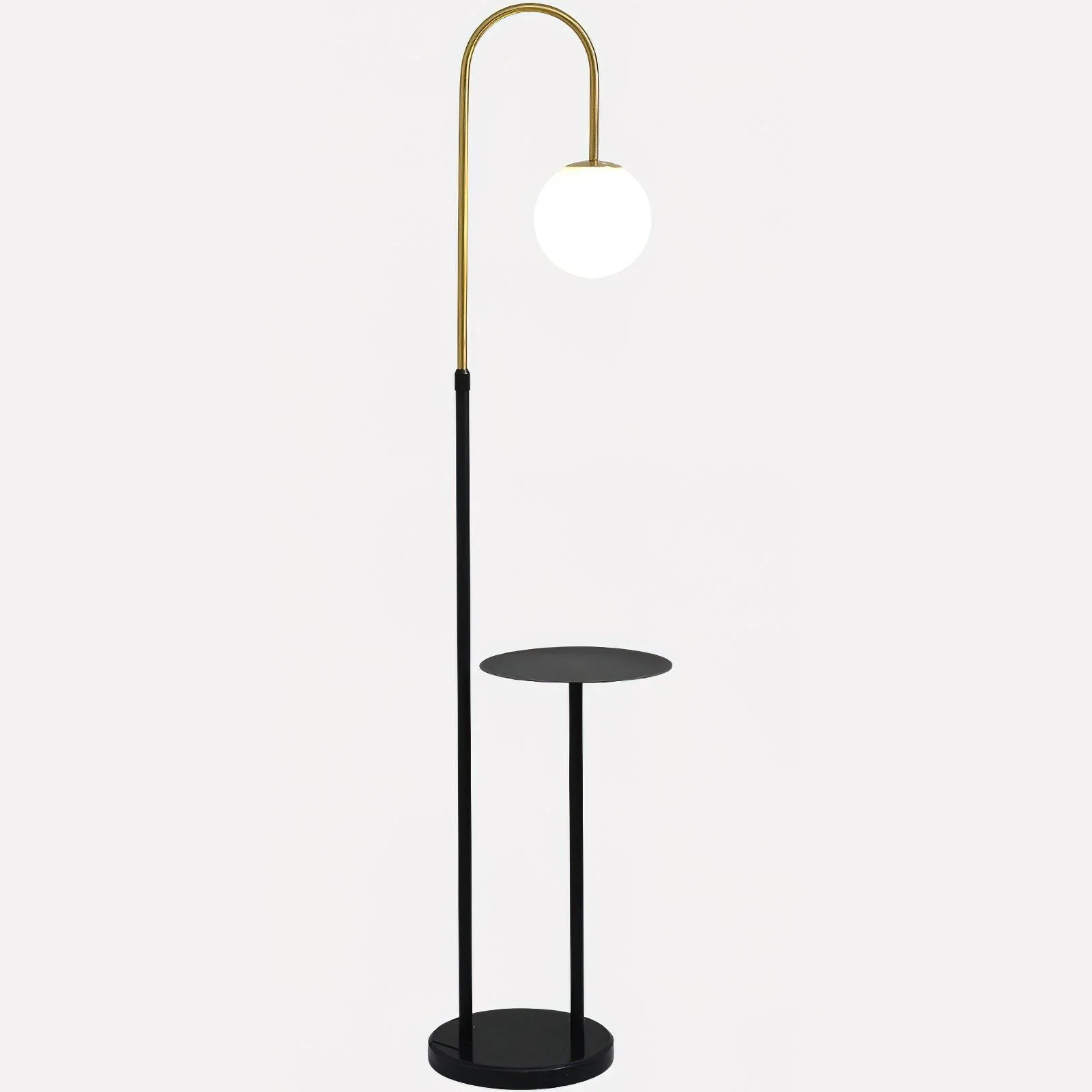 Торшер Small Bubble Table - ∅30см x 170см, золотой