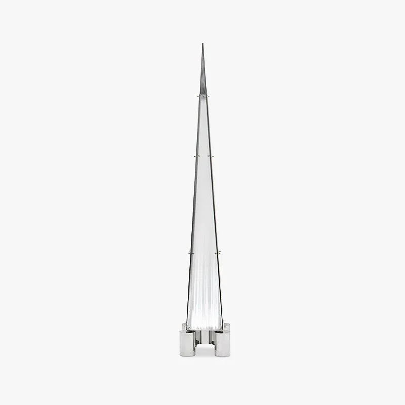 Fragment Floor Lamp - ∅ 12.5″ x H 79.5″/Dia 32cm x H 202cm / Chrome / US plug