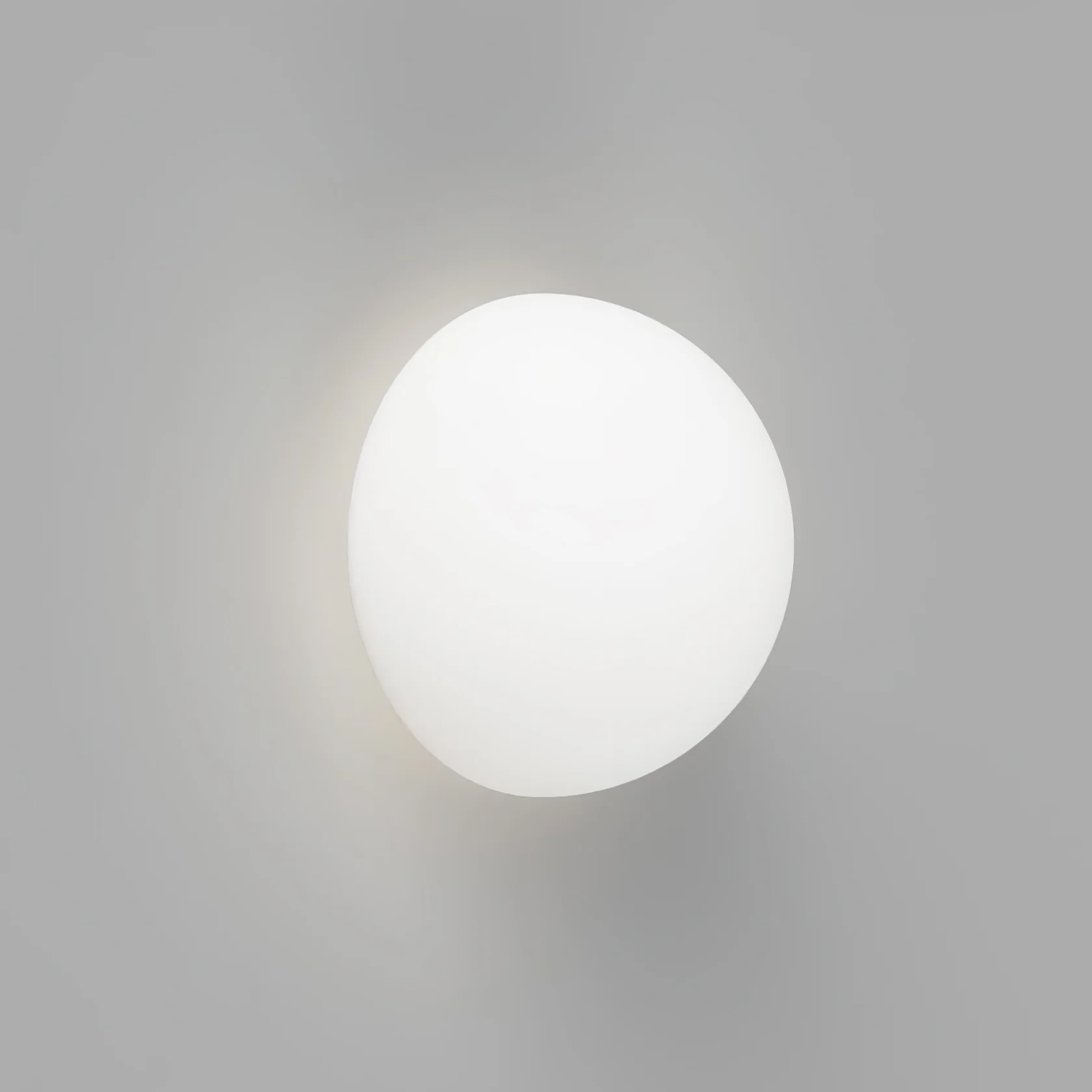 Halbkugel Wall Lamp - ∅ 7.1″ x H 7.1″ Set of 2 / Frosted White / Warm Light