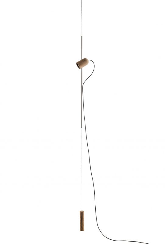 Подвесной светильник Nomon ONFA COLGANTE Graphite/Walnut BD-2788682