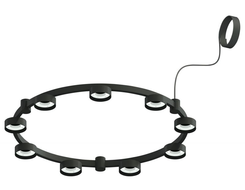 Корпус светильника Techno Ring подвесной для насадок D85 Ambrella DIY SPOT C C9242