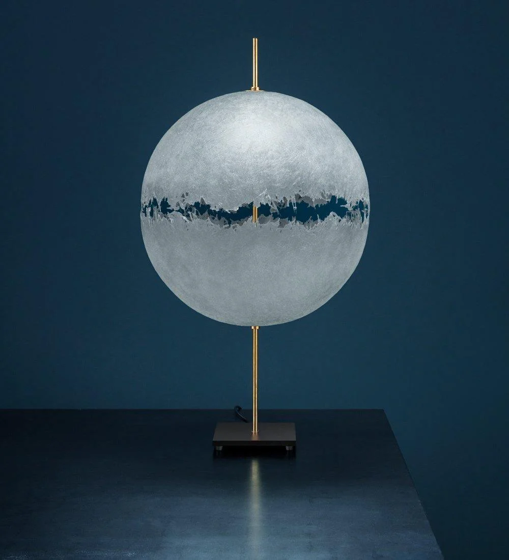 PostKrisi Table Lamp - ∅ 19.7″ x H 29.5″ / Dia 50cm x H 75cm / White / AU plug