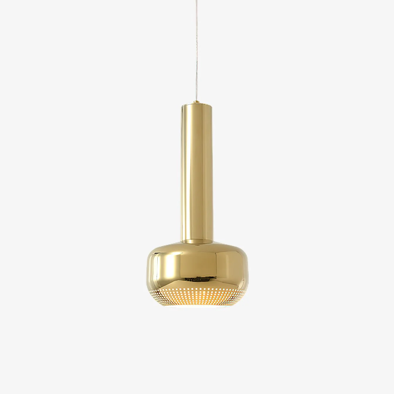 Подвесной светильник Honeycomb - ∅18см x 36см, золотой