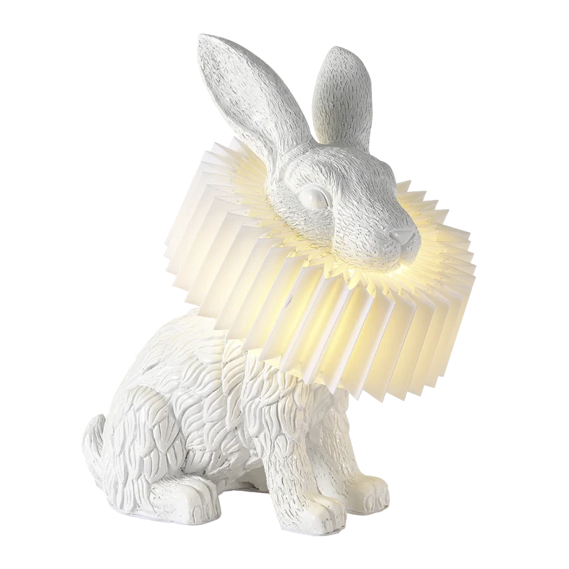 Rabbit X Table Lamp - Sit: ∅ 11.8″ x H 12.6″ / Cool Light / UK plug
