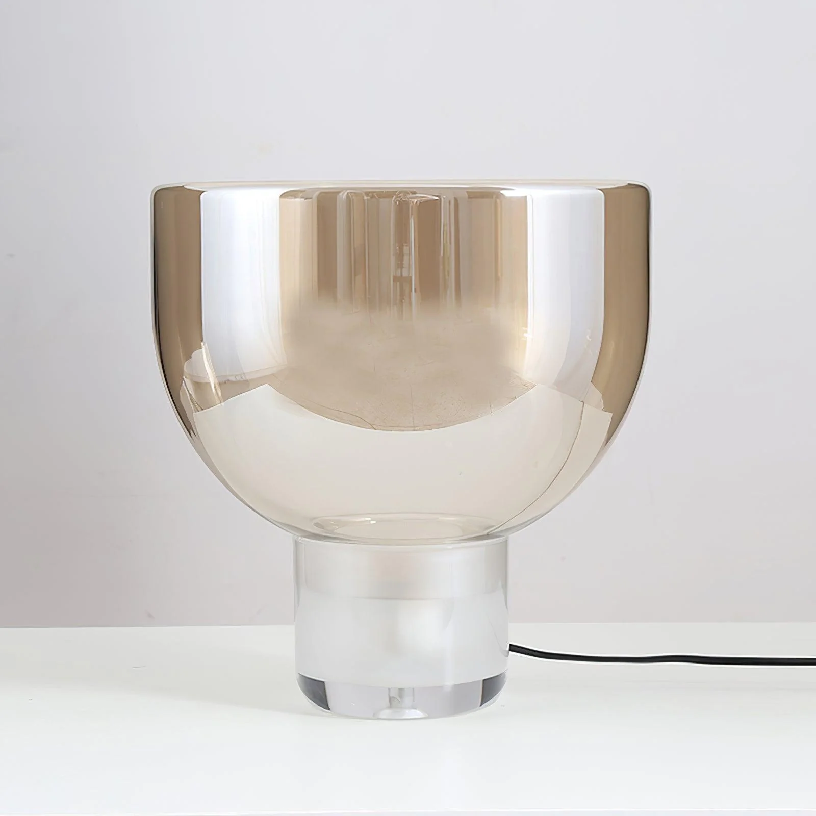 Aella Table Lamp - ∅ 14.9″ x H 14.5″ / Dia 38cm x H 37cm / Cognac / UK plug