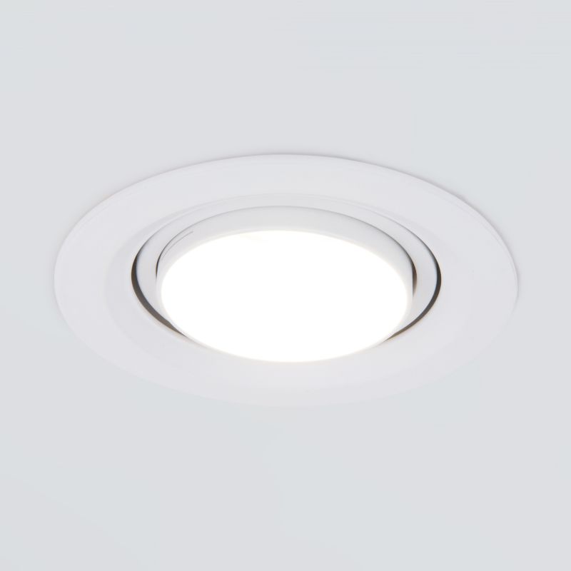 Встраиваемый светодиодный светильник с регулировкой угла освещения 9920 LED 15W 4200K белый 15W 4690389162718
