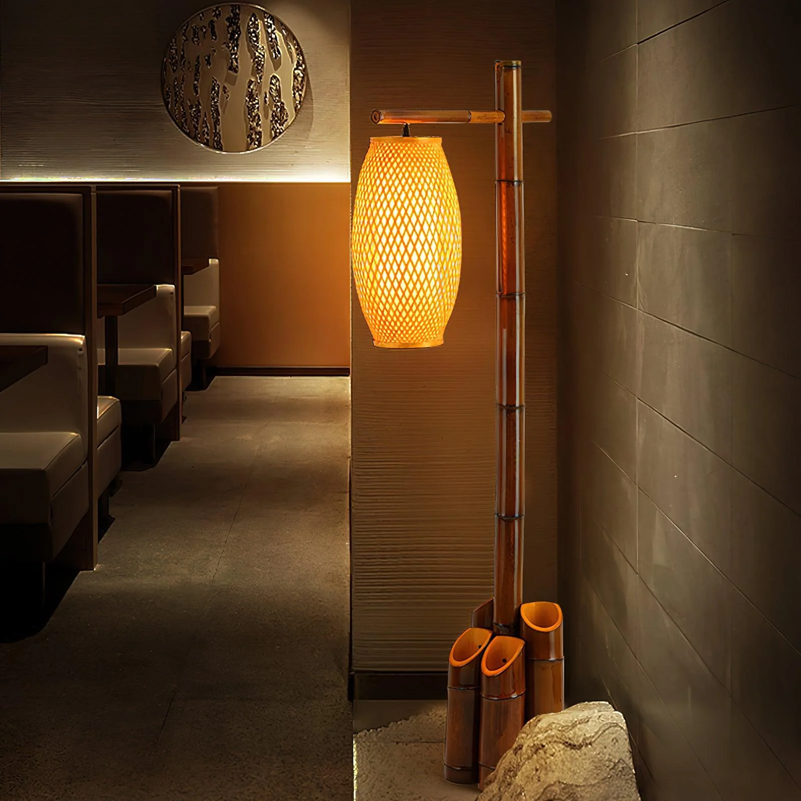Торшер Zen Bamboo Tube - ∅50см x 160см, бамбук