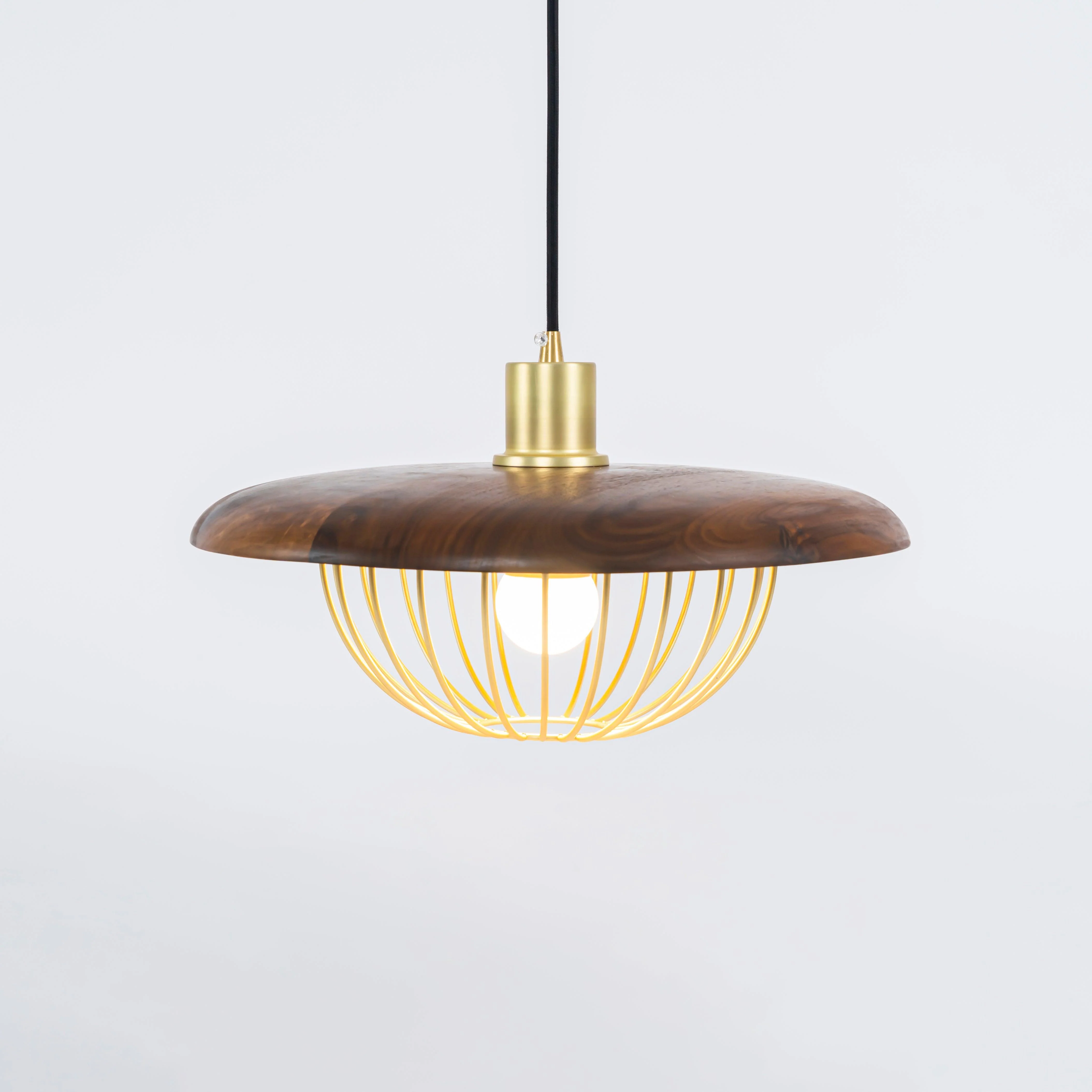Подвесной светильник Kasa - ∅35см x 20см, медь