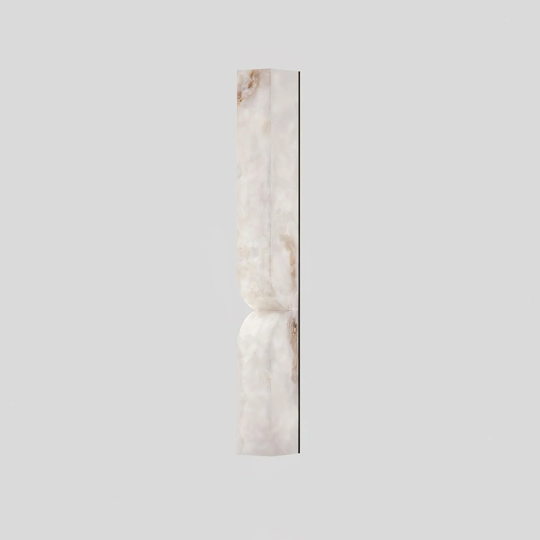 Настенный светильник Alabaster Essence - 8см x 35см, золотой, белый, теплый свет