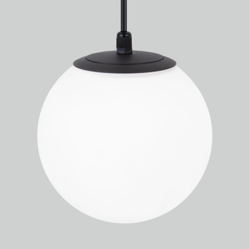 Светильник садово-парковый со стеклянным плафоном Elektrostandard Sfera H 35158/H черный