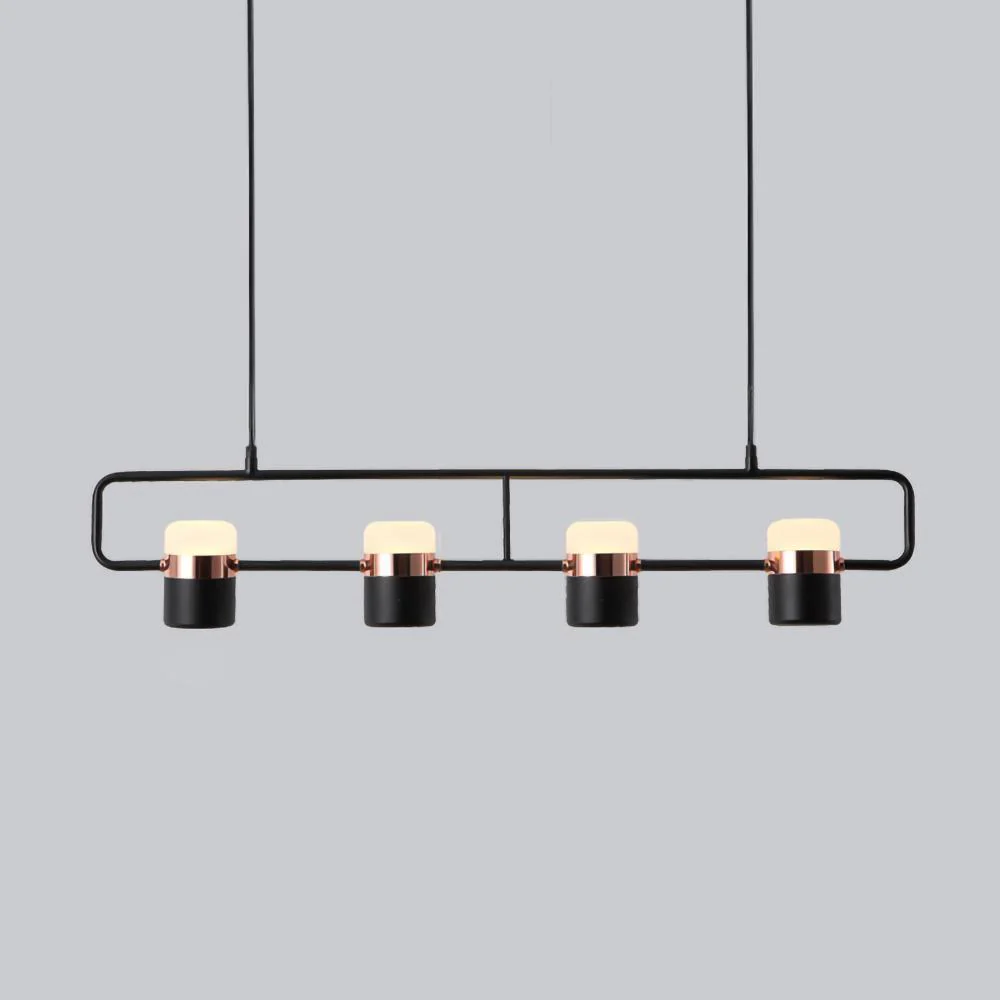 Подвесной светильник Adjustable Glass - горизонтальный: 18см x 11см, золотой, белый, холодный свет