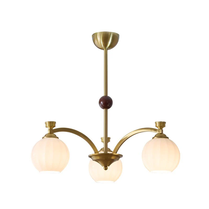 Люстра Thaddeus Radiance - 5 источников света ∅68см x 20см, золотой, белый