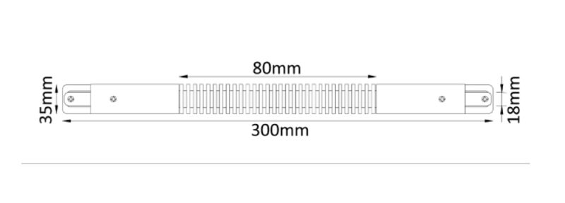 Соединитель гибкий (однофазный) Crystal Lux CLT 0.11 CLT 0.211 05 WH