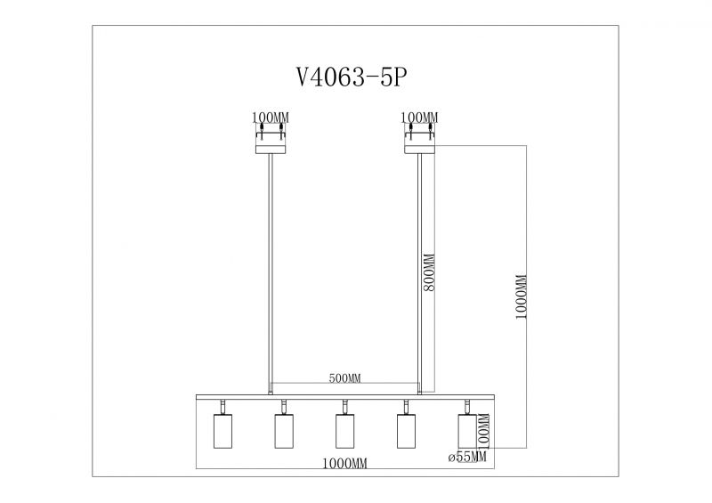 Светильник Moderli V4063-5P