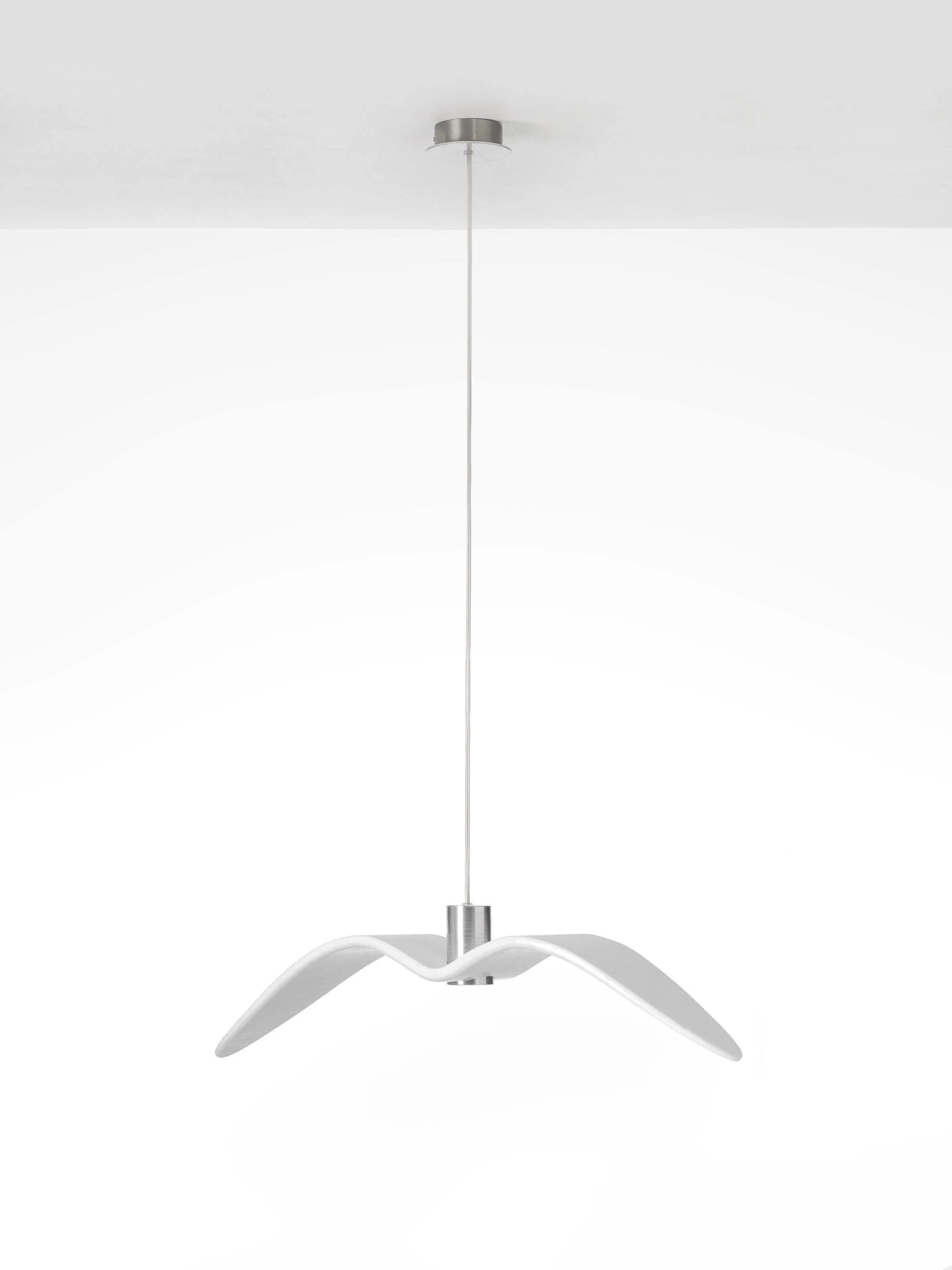 Подвесной светильник Aviara LED - ∅38см x 8см, черный, смола, нейтральный свет