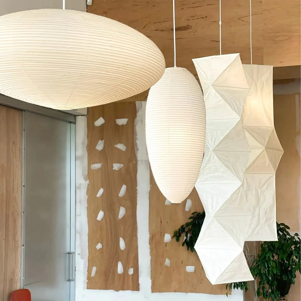 Подвесной светильник Washi Paper 15A - ∅50см x 21см, белый