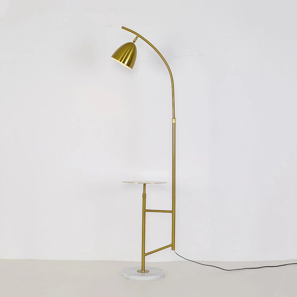 Rani Floor Lamp - Model A: W 13.8″ x H 66.9″ / W 35cm x H 170cm / Black / US plug