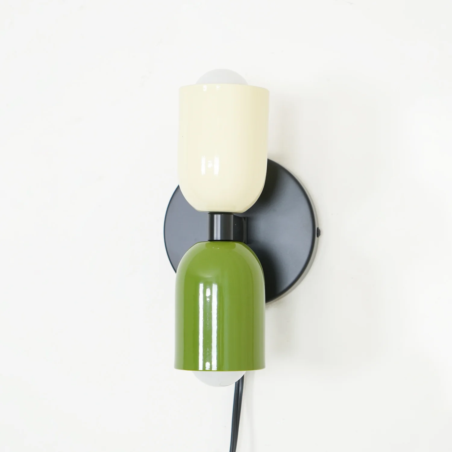 Настенный светильник Couleur Double Plug In - 12см x 20см, розовый