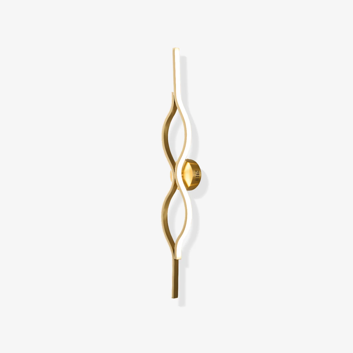 Настенный светильник Twist Brass - ∅12см x 60см, латунь, 3000-6500К