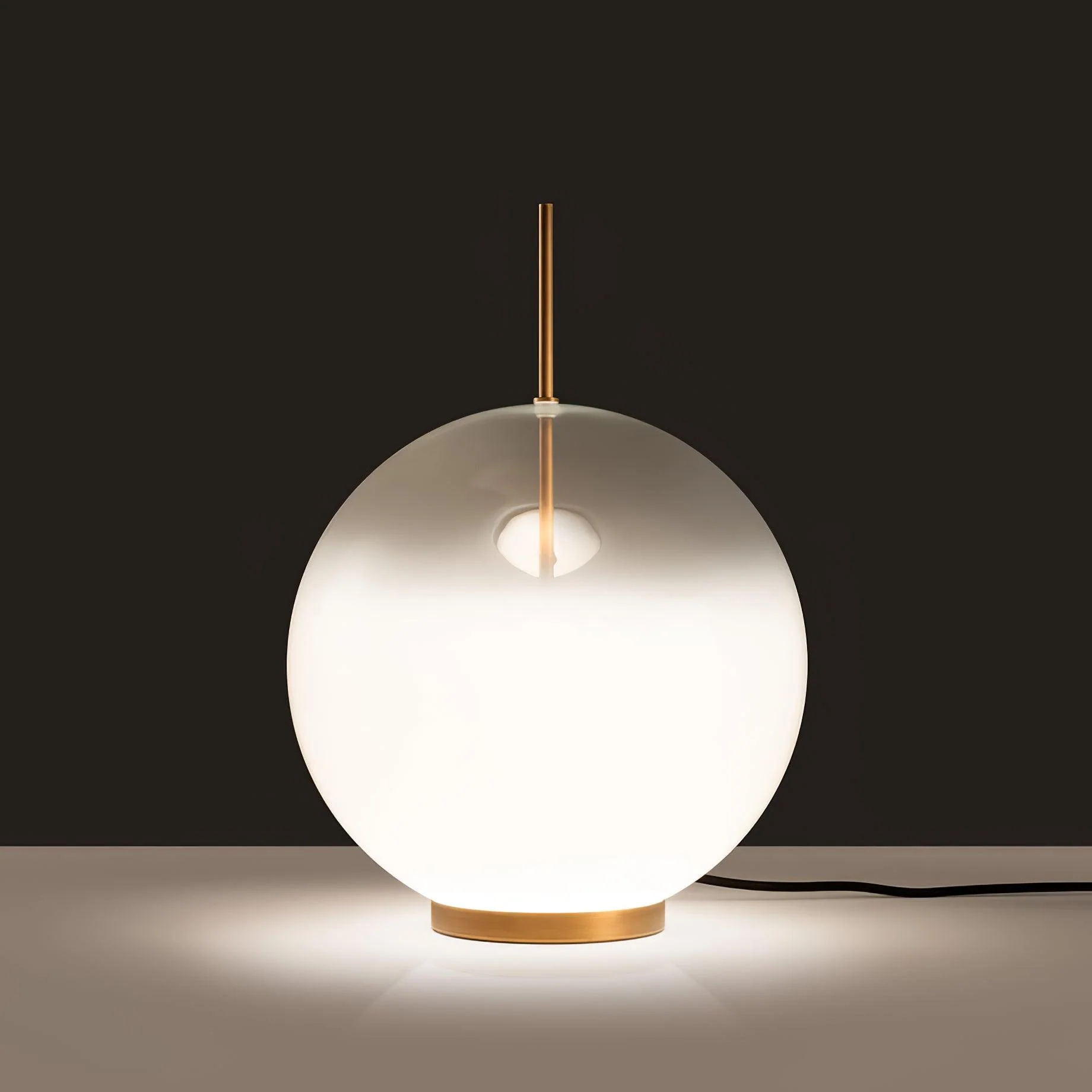 Настольный светильник Tindari Glass - ∅25см x 36см, прозрачный