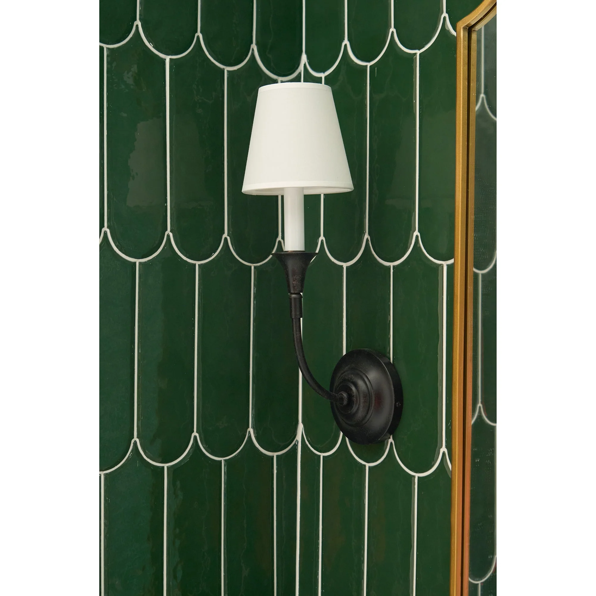 Настенный светильник Luella - 2 источника света ∅46см x 23см x 46см, состаренный золотой