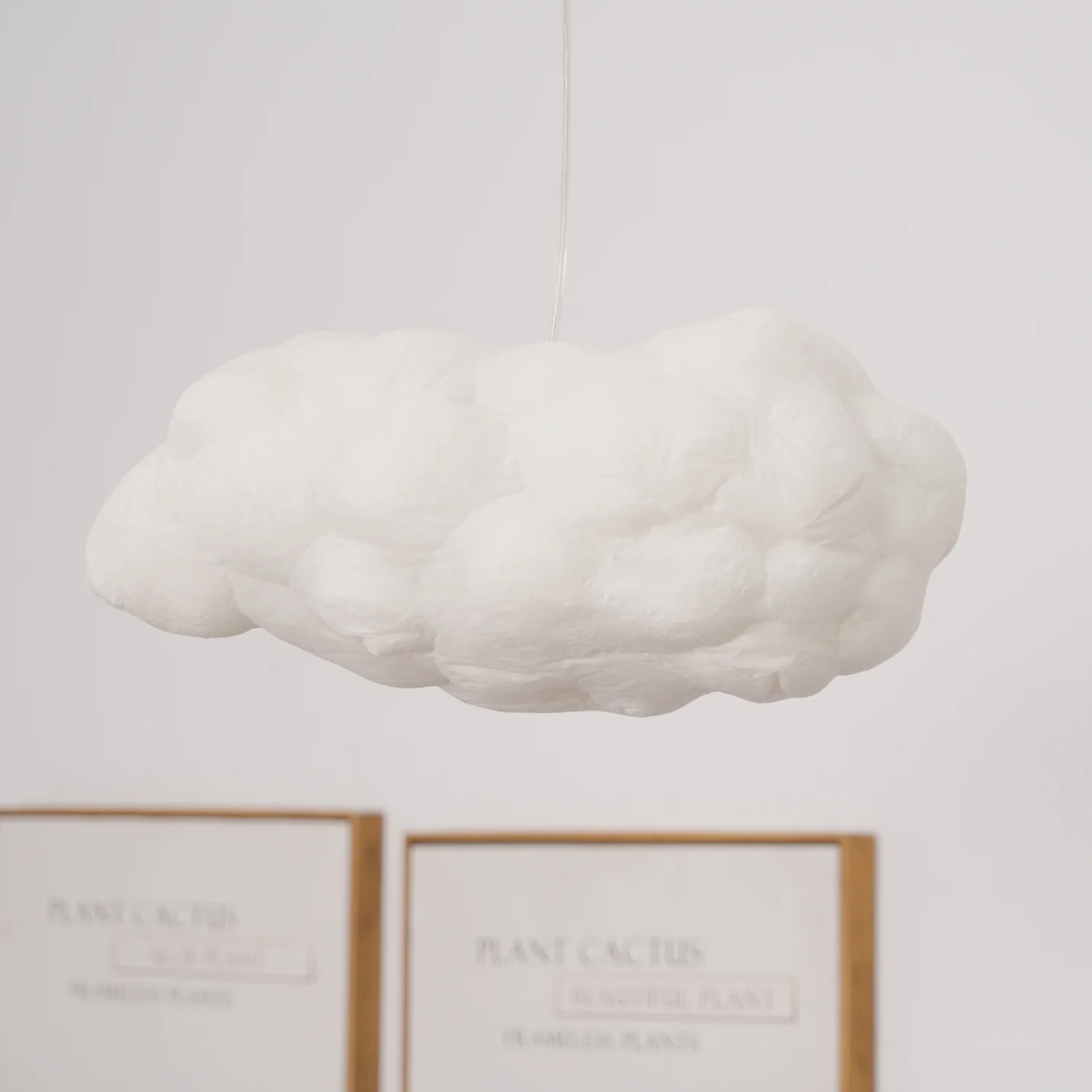 Подвесной светильник Cloudy - ∅50см x 30см, белый