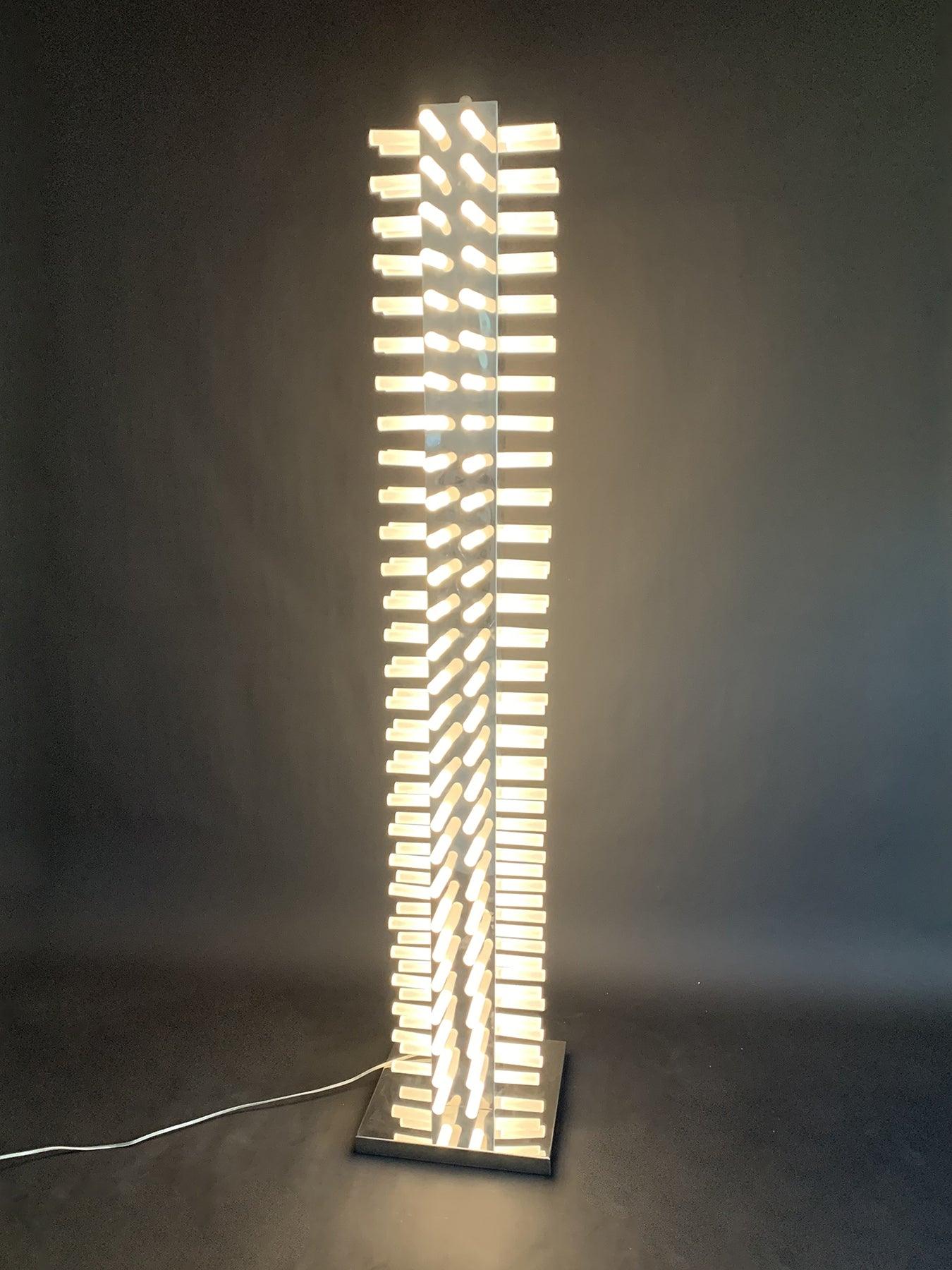 Торшер Filing Stand - ∅35см х 175см, черный, белый