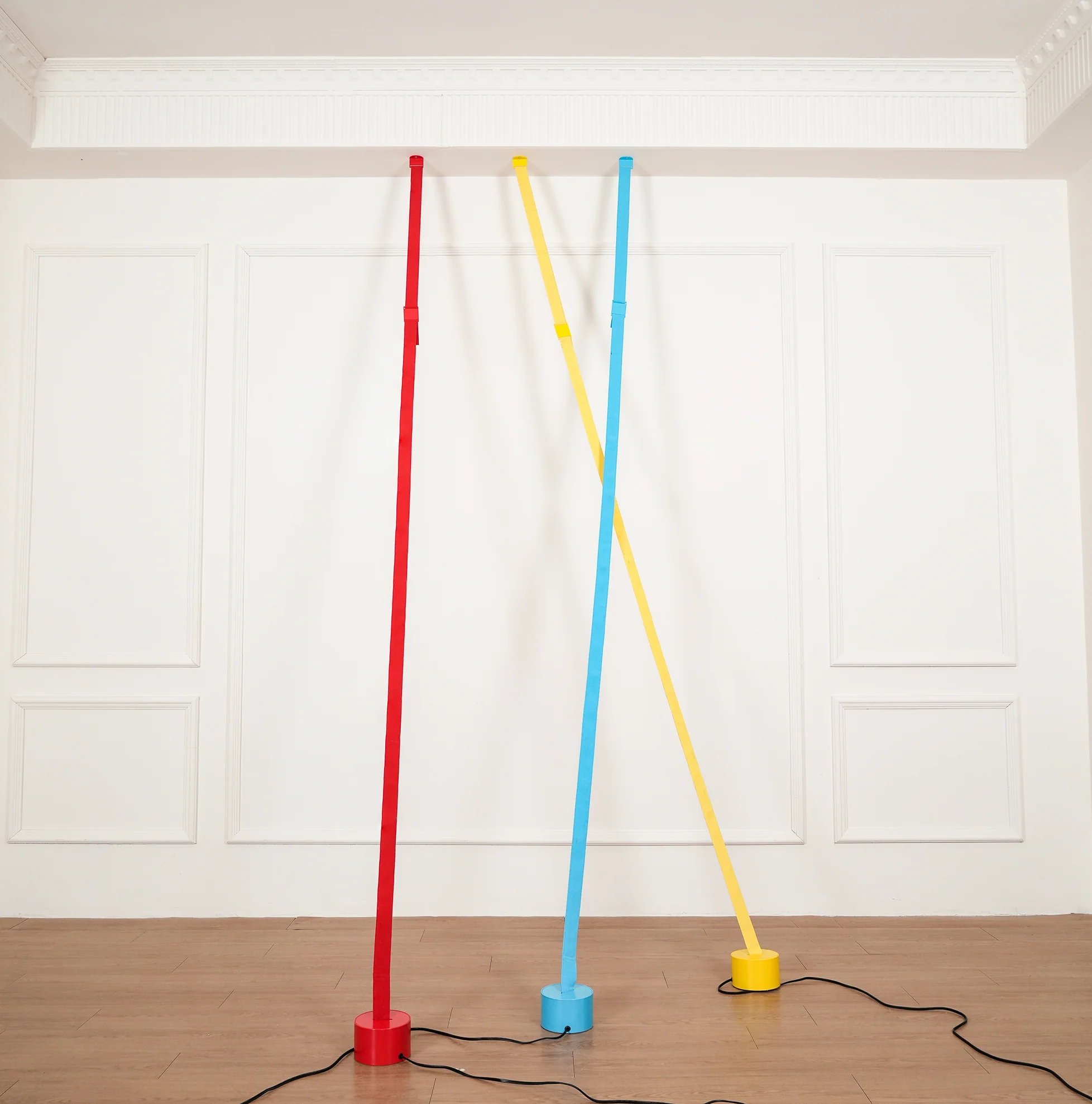 Торшер Elastica Arbitrary - ∅ 13см x 75-320см, черный
