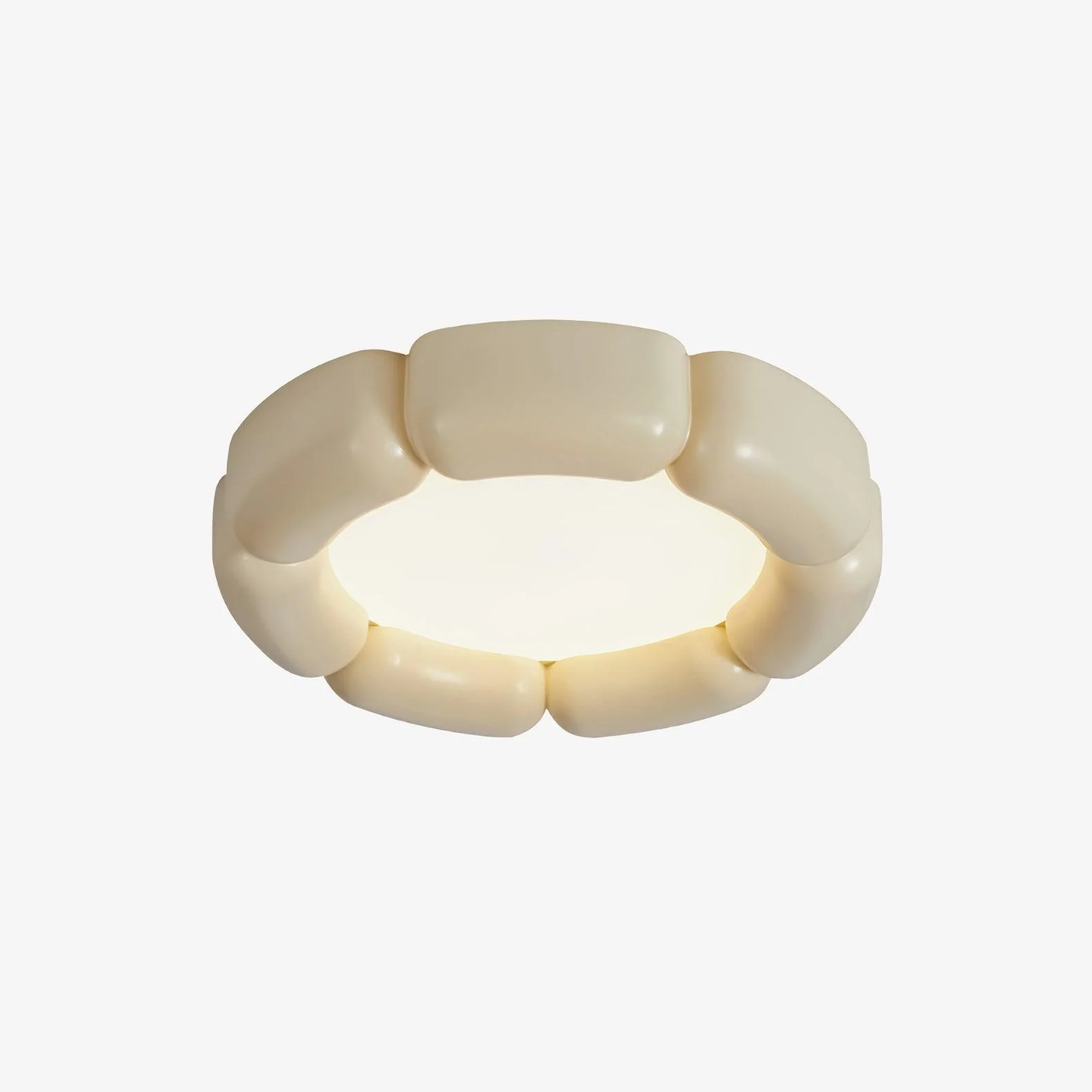 Потолочный светильник Deco - ∅56см x 10см, оранжевый, теплый свет