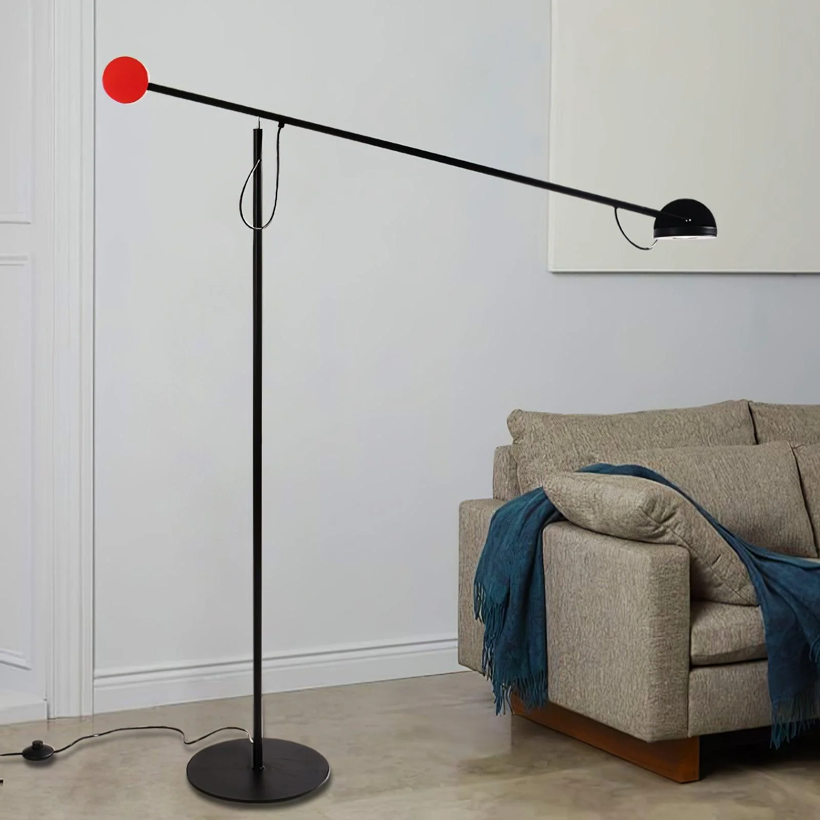 Precision Movement Floor Lamp - W 47.2″ x H 66.9″ / W 120cm x H 170cm / Warm White / AU plug