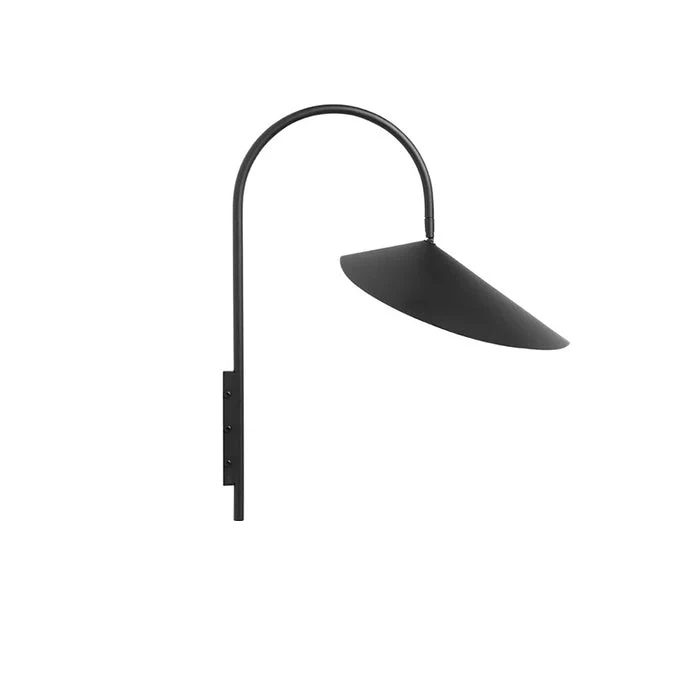 Настенный светильник Arum Swivel - ∅26см x 47см, черный