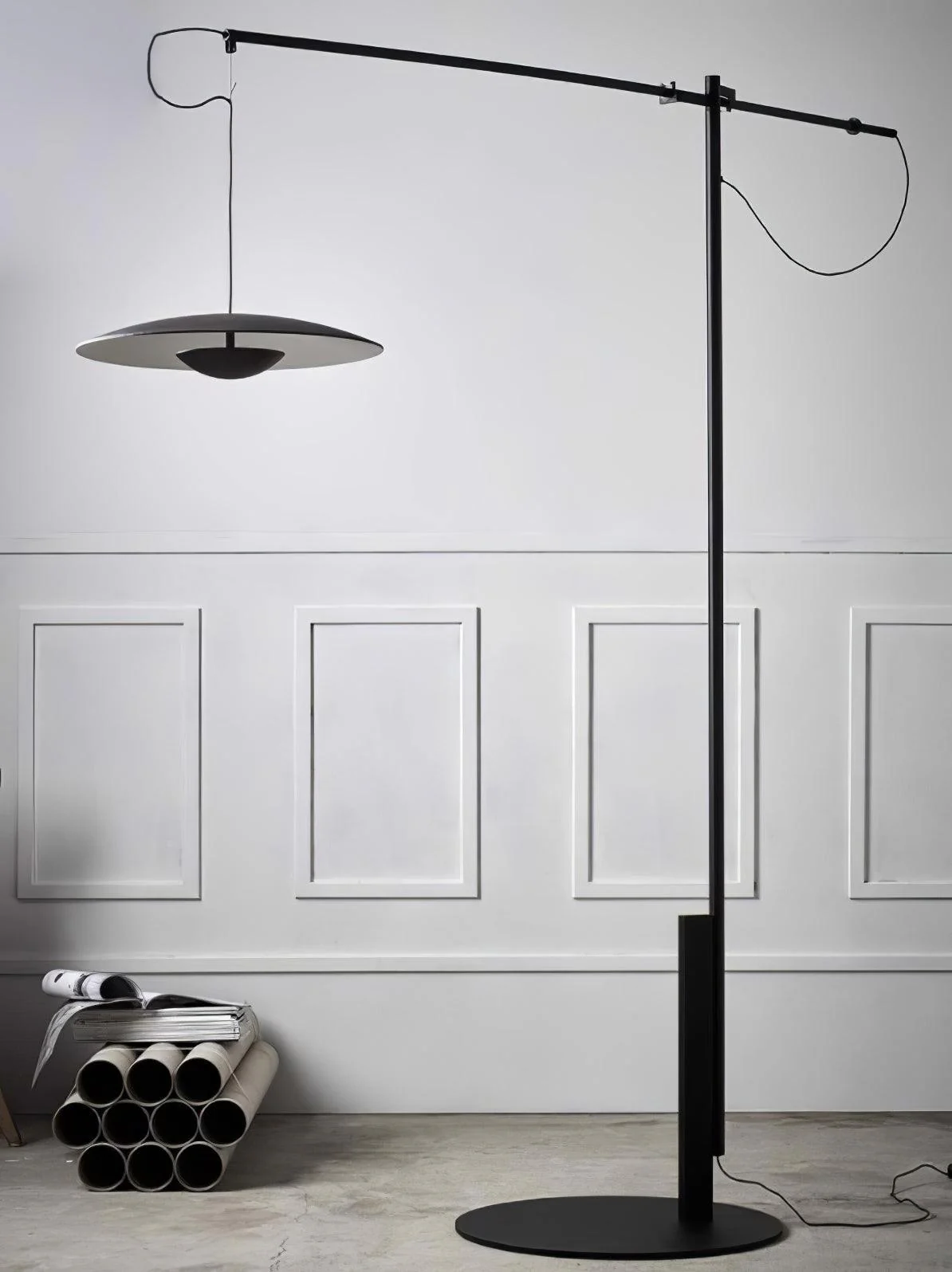 Торшер Innovative Directional - ∅139см x 180см, черный матовый