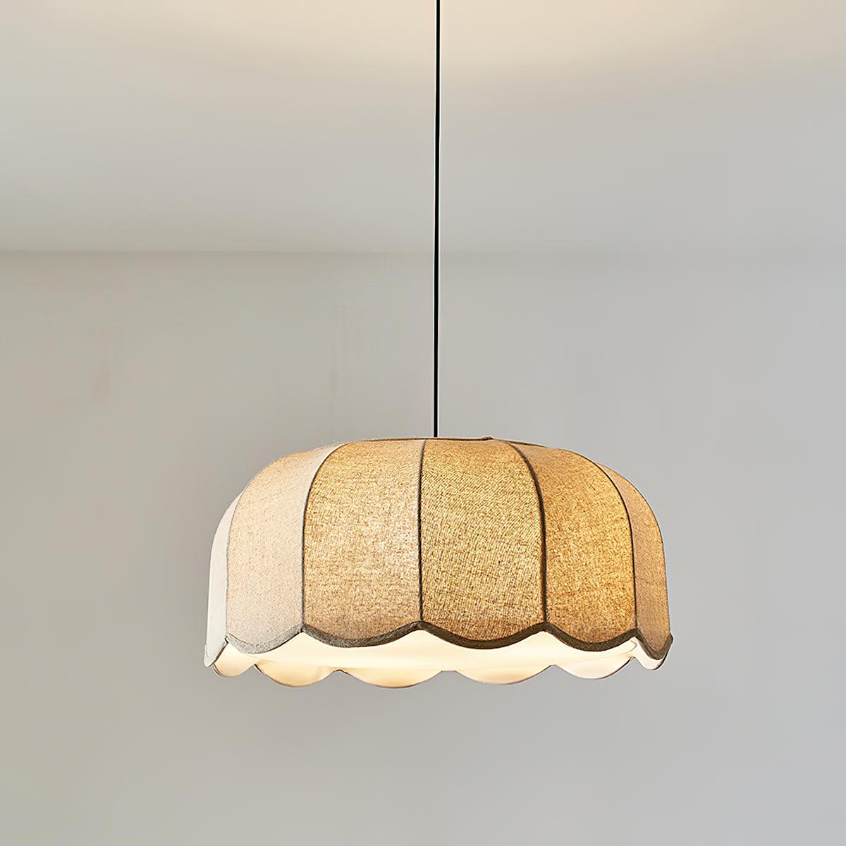 Подвесной светильник Banana Leaf - ∅55см x 25см, бежевый