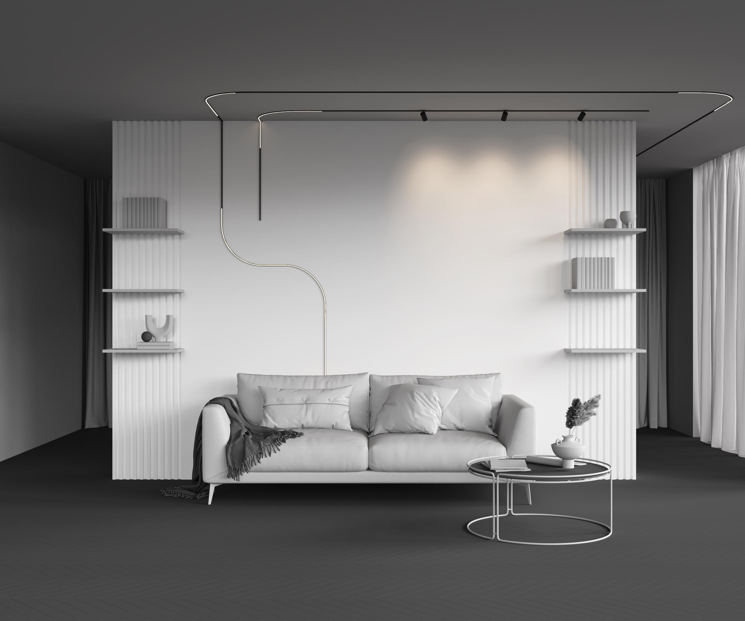 Трековый светильник Maytoni Flex 24V 8W IP20 4000K TR186-1-8W4K-B