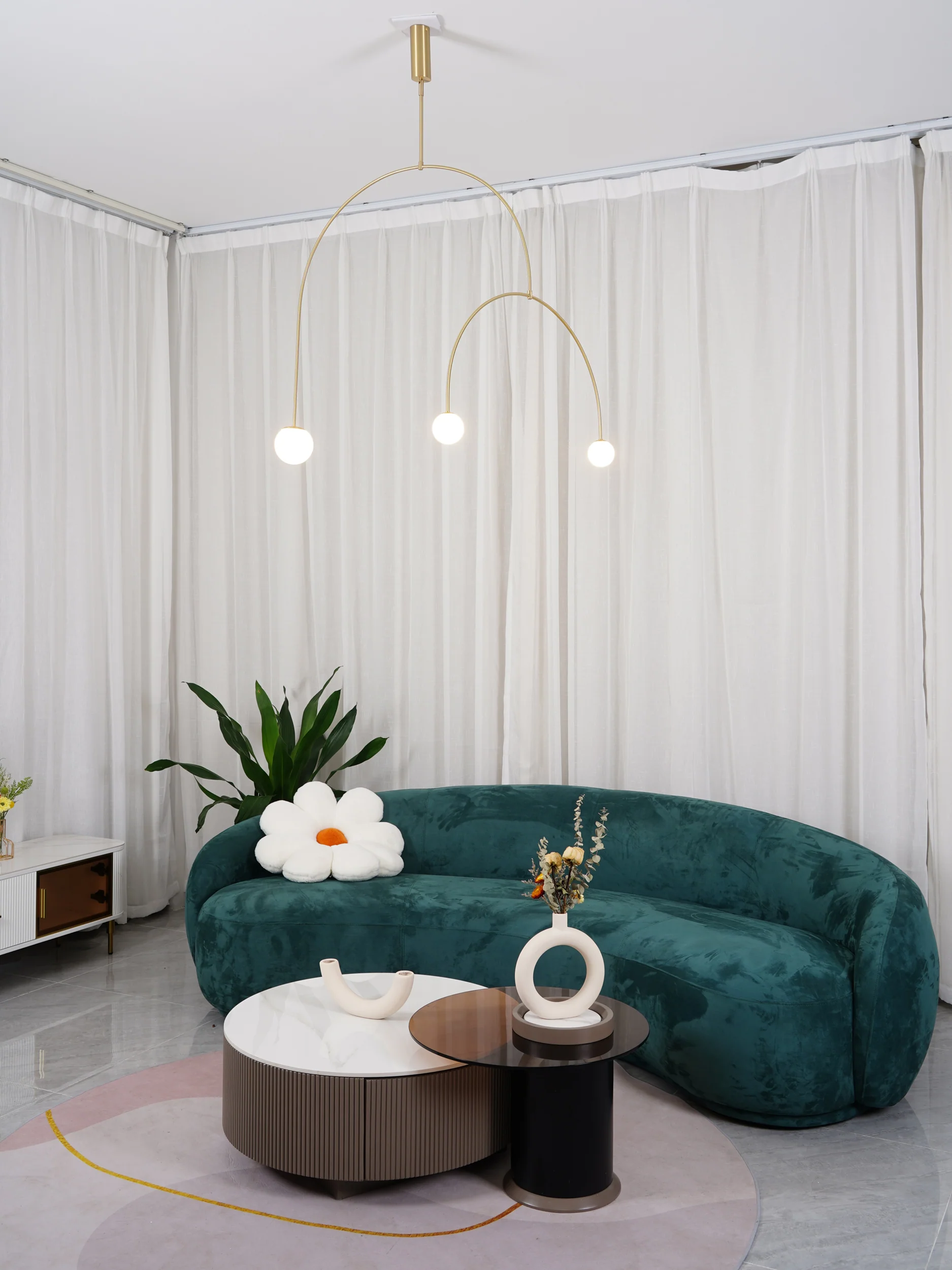 Люстра Mobile Chandelier - 3 подвеса, черный