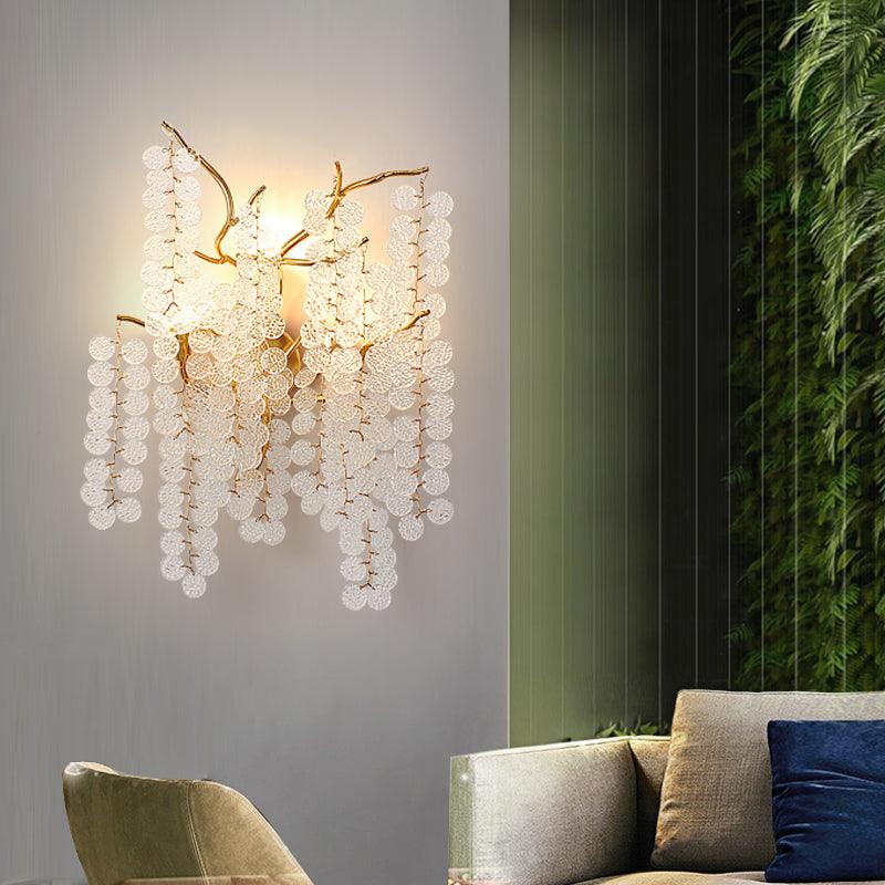 Shiro Noda Wall Lamp - Set of 2 (Left & Right) / Brass & Clear